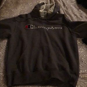 Gray champion hoodie